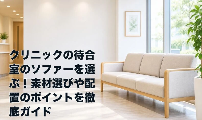 画像9540：クリニックの待合室のソファーを選ぶ！素材選びや配置のポイントを徹底ガイド