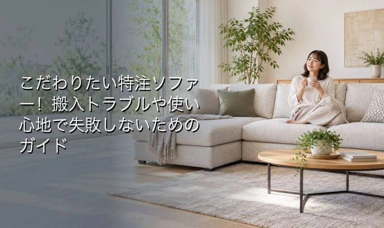 画像9607：こだわりたい特注ソファー！搬入トラブルや使い心地で失敗しないためのガイド